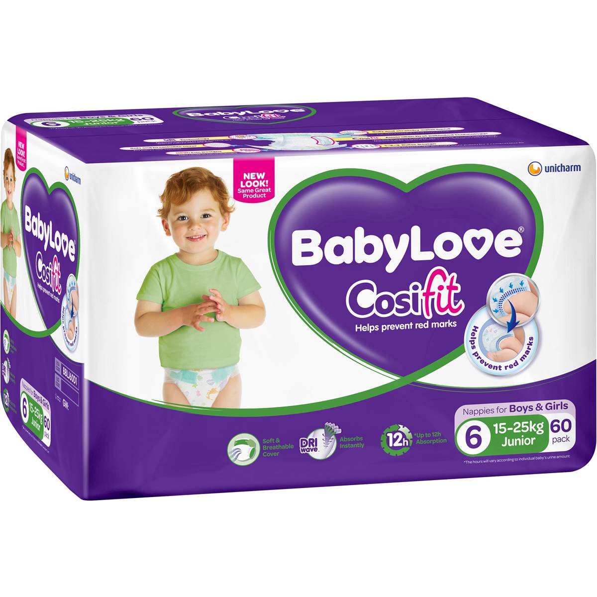 Babylove Cosifit Nappies Junior 1525kg 60 Pack Woolworths
