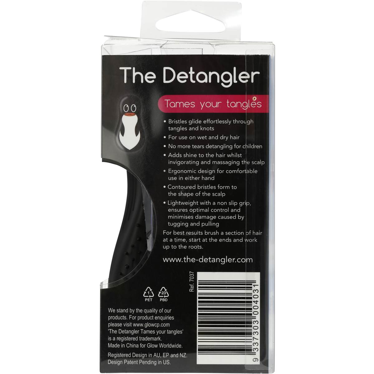 The Detangler Kids Hair Brush 1ea Woolworths