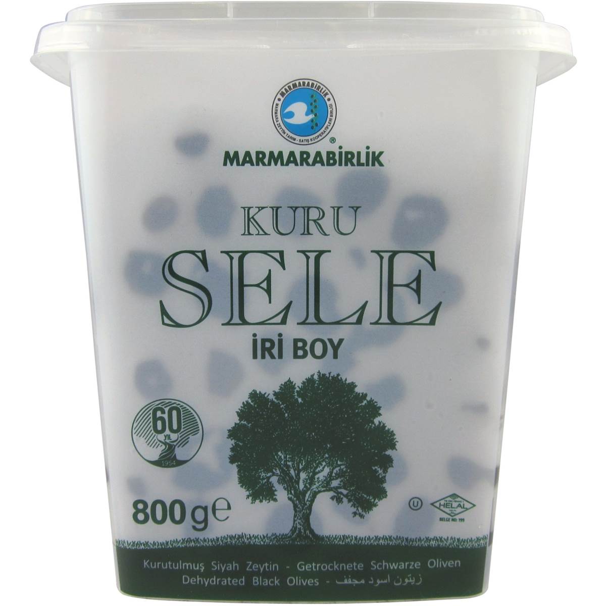 Marmarabirlik Dry Dry Black Olives White 800g | Woolworths