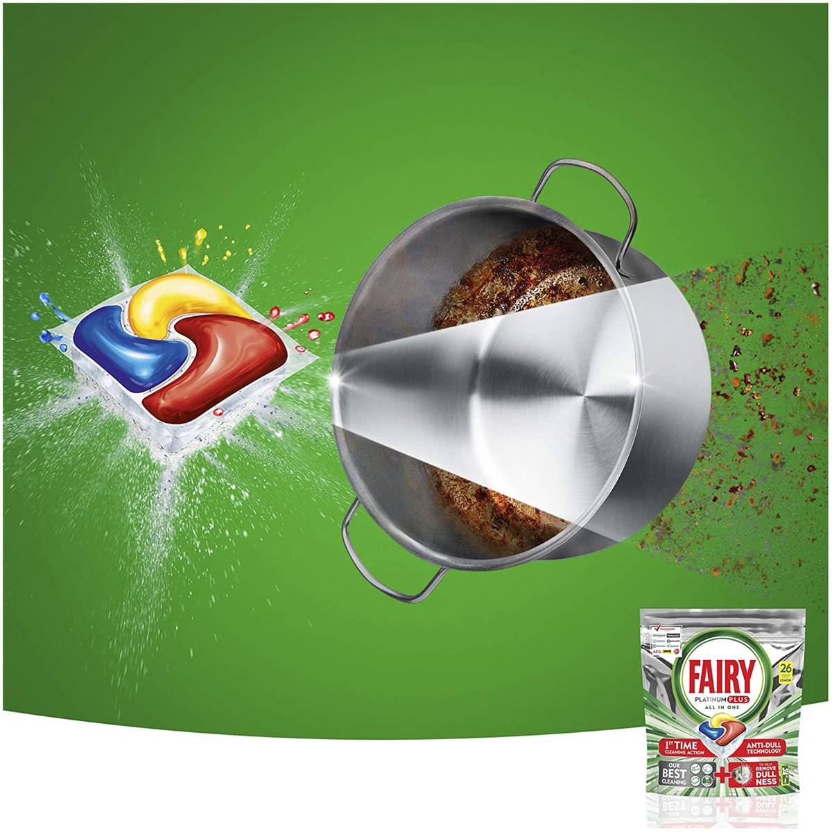 Fairy Platinum Plus Dishwasher Tablets Lemon 45 Pack Woolworths