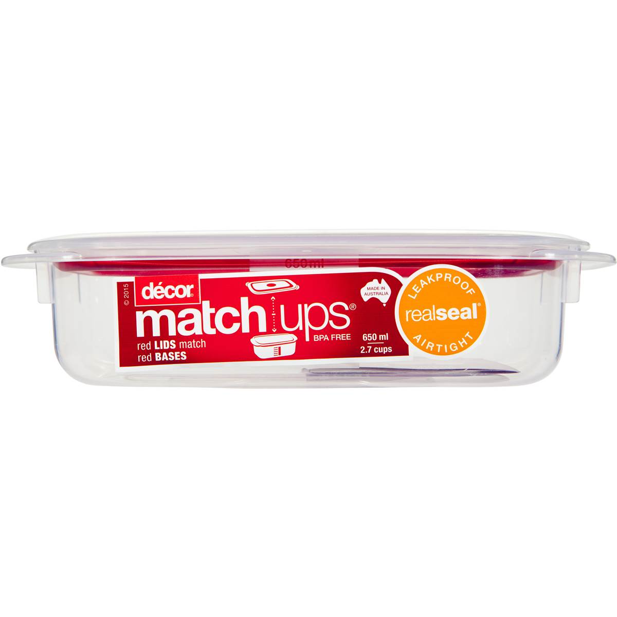 Decor Matchups Storer Oblong 650ml Woolworths