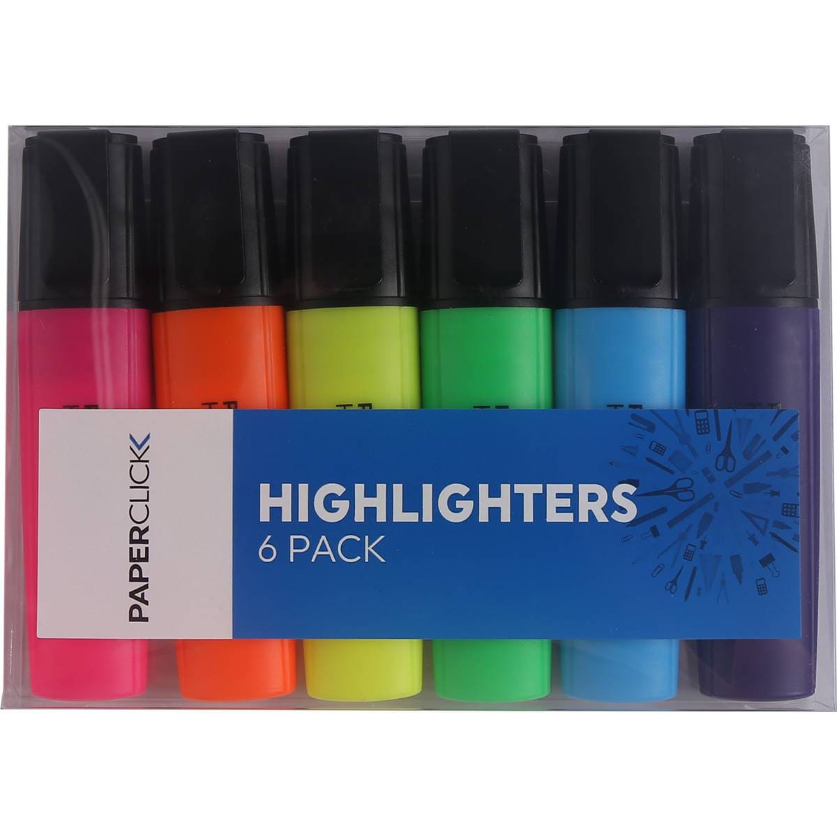 Woolworths Highlighters Assorted Colours 6 Pack Woolworths