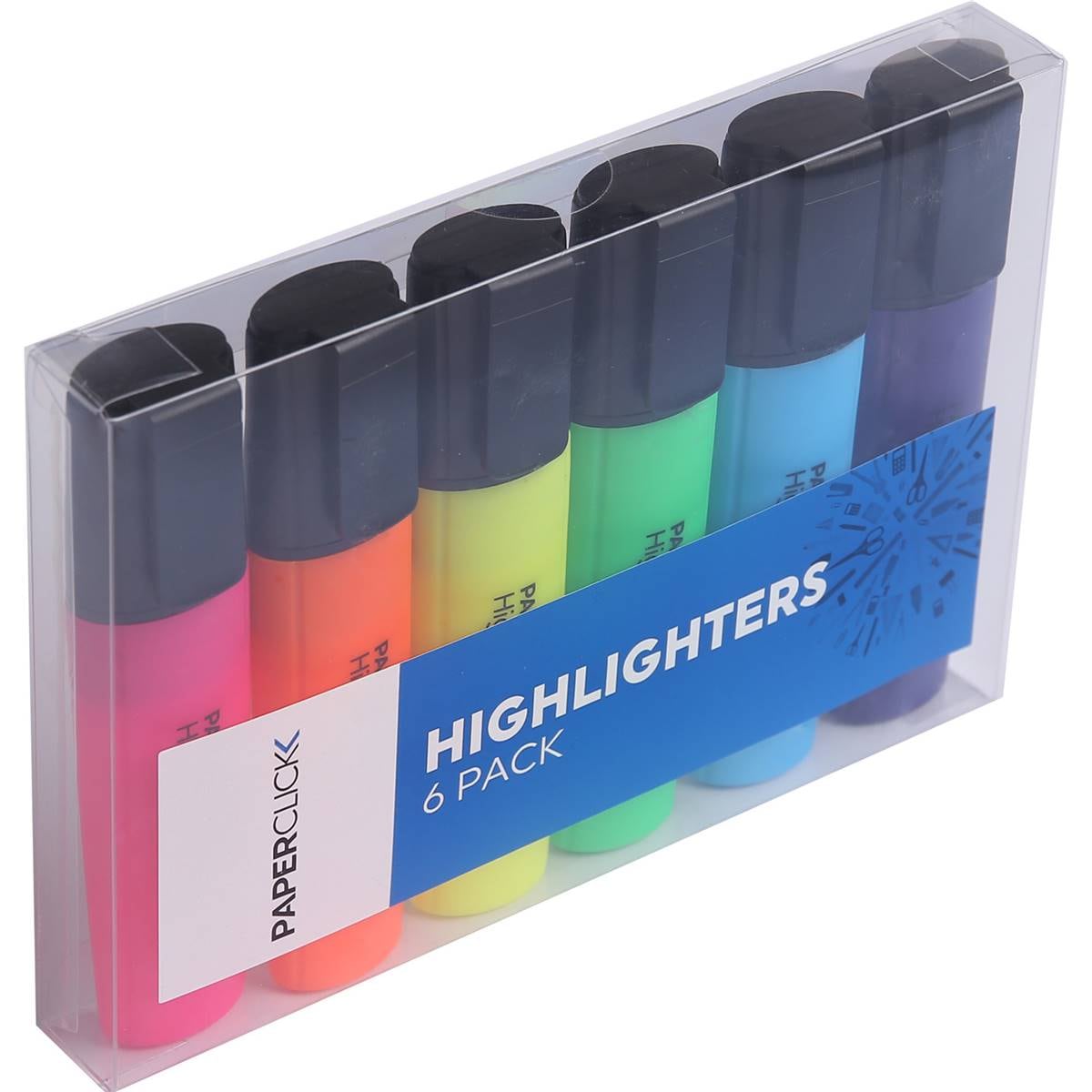 Woolworths Highlighters Assorted Colours 6 Pack Woolworths