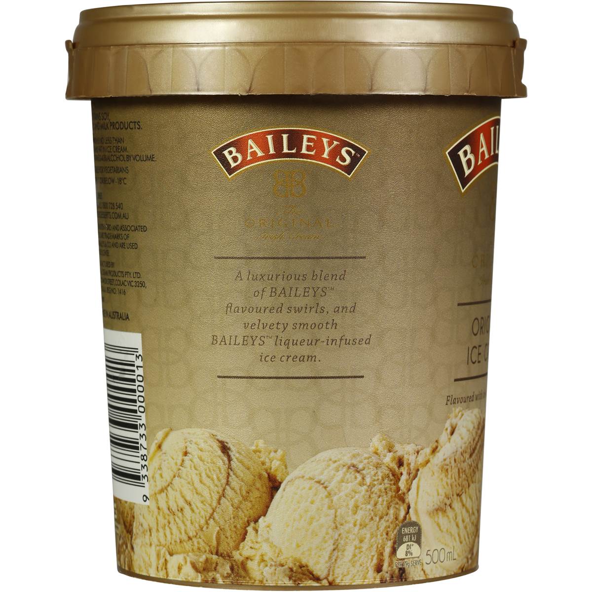 Baileys Ice Cream Tub 500ml Woolworths