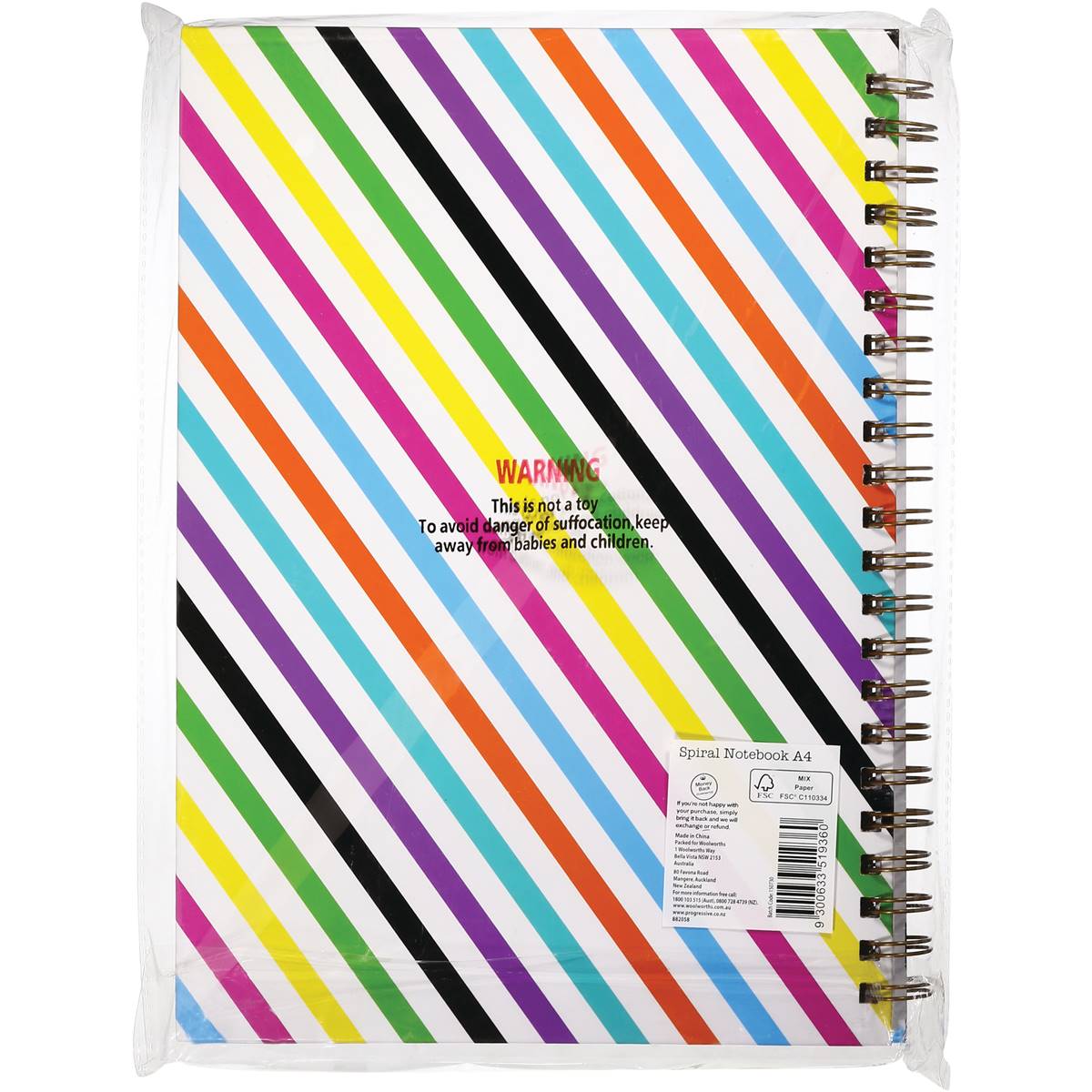 Woolworths Spiral Notebook A4 Each Woolworths