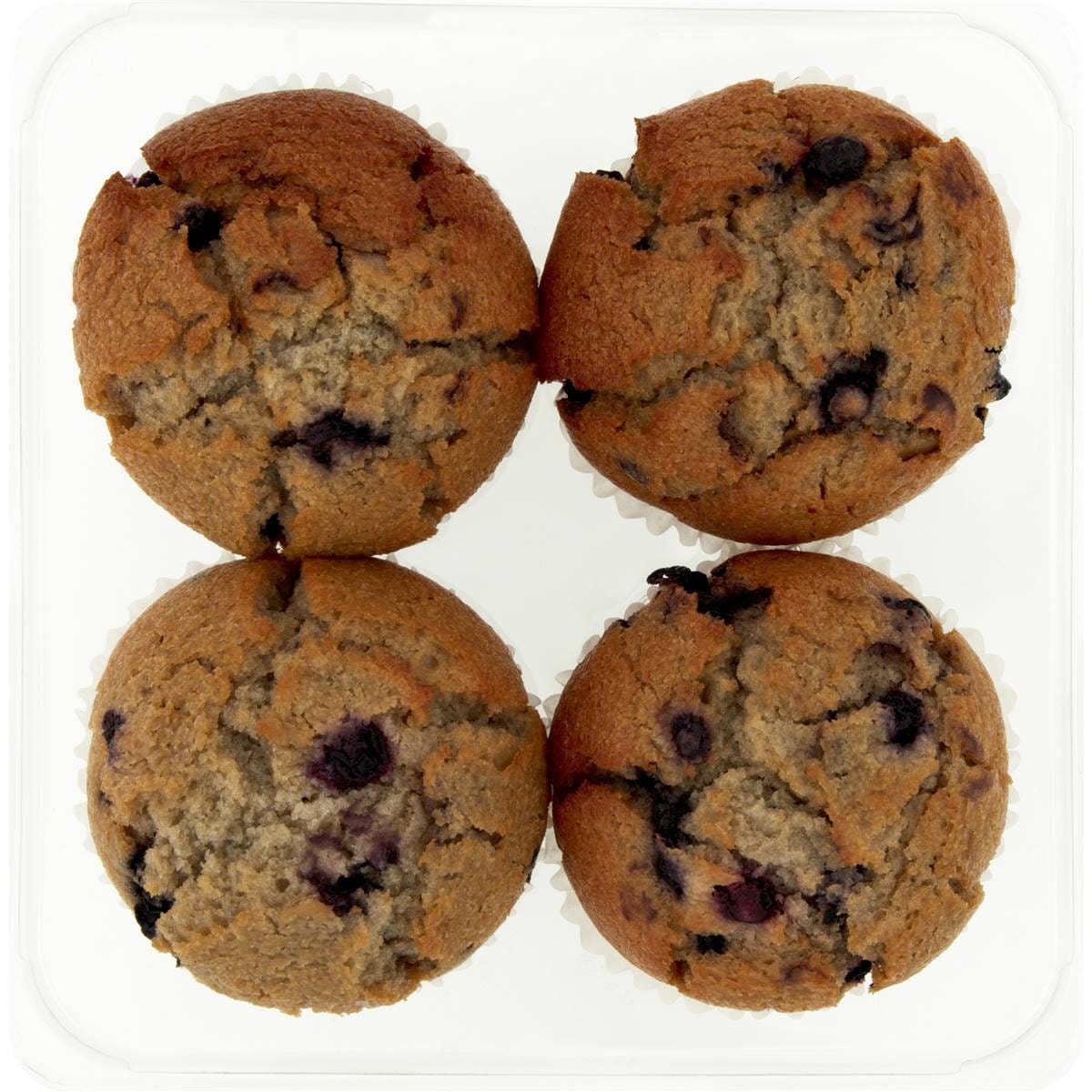 Woolworths Blueberry Muffins 4 Pack Woolworths