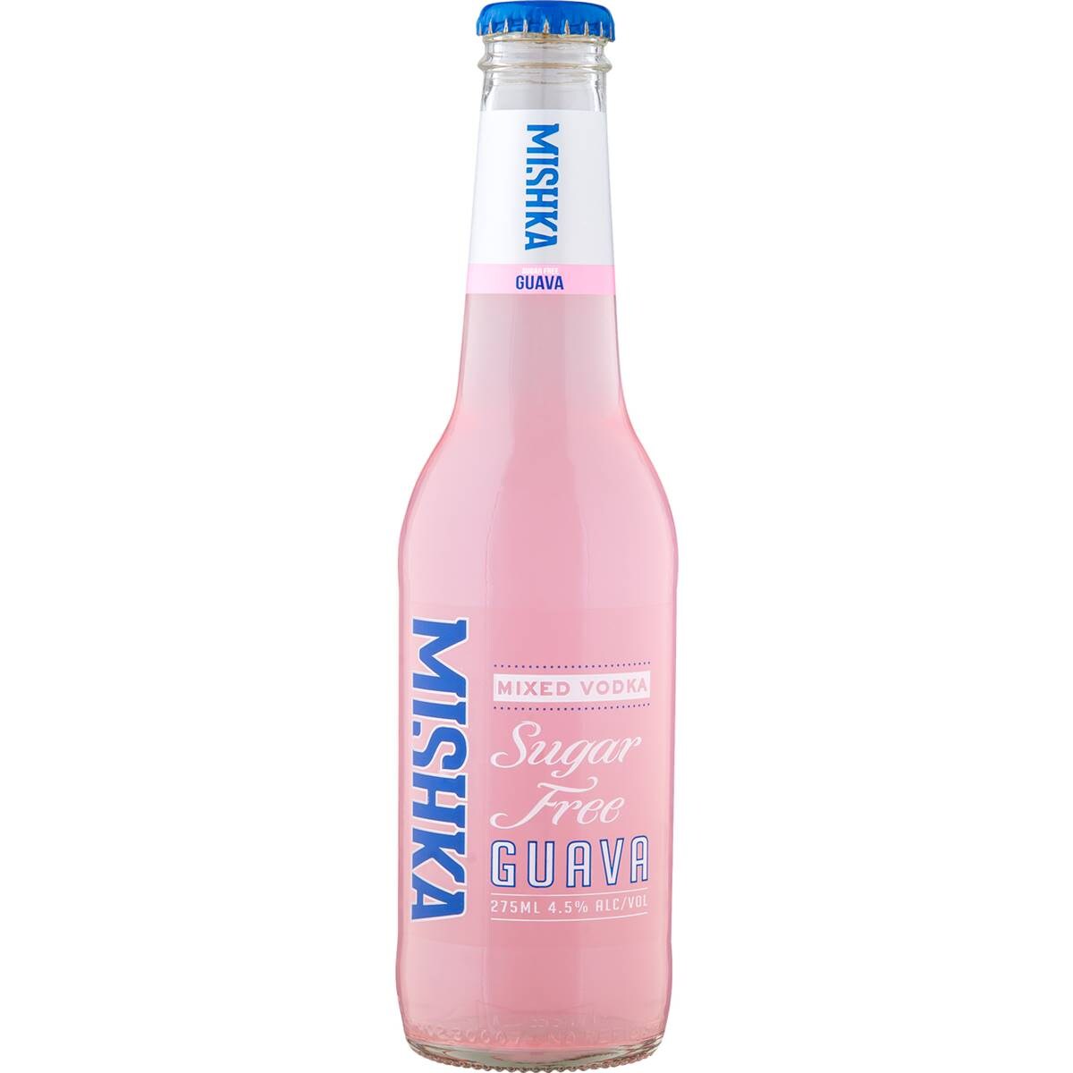 Mishka Vodka Sugar Free Guava 275ml Bottle Woolworths