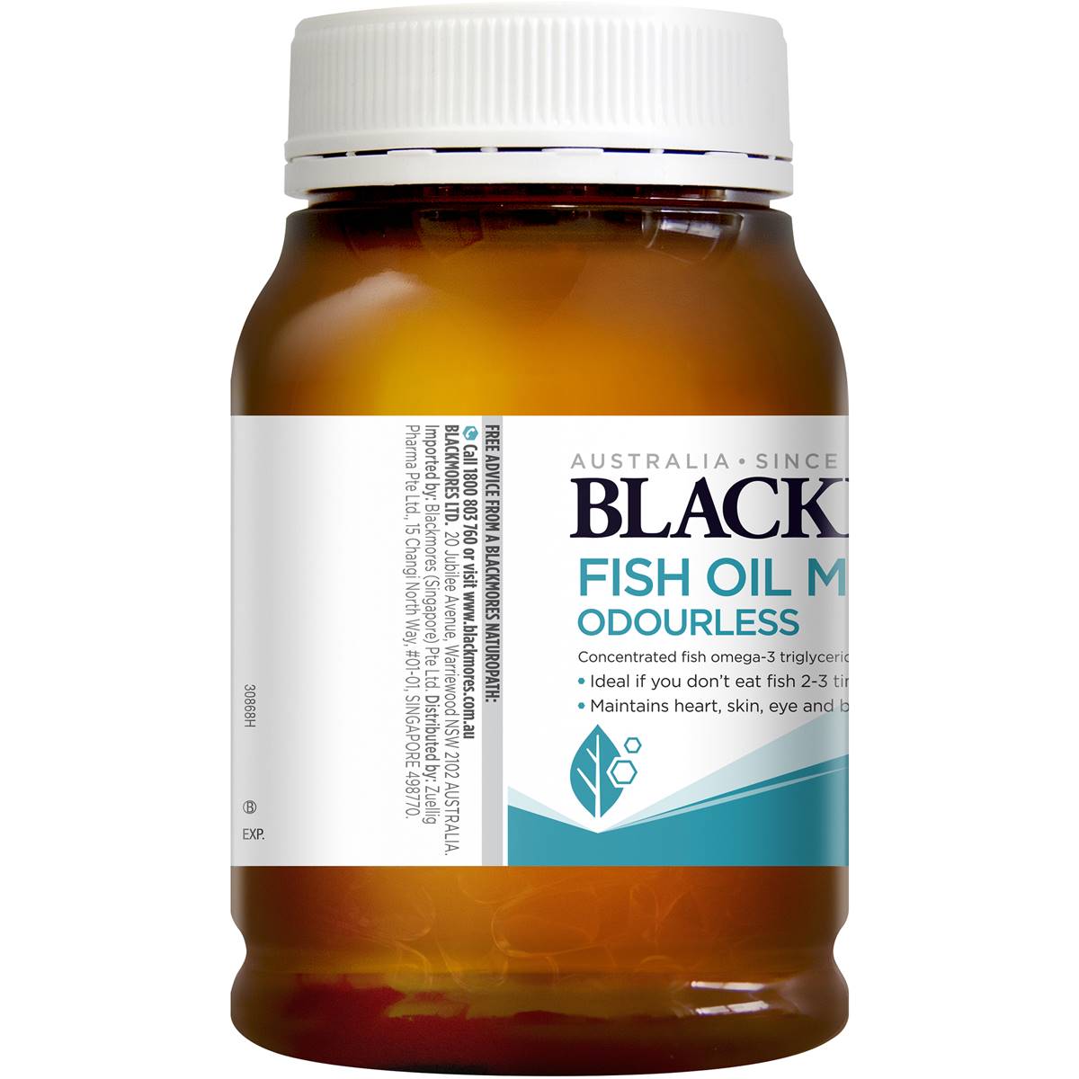 Blackmores Fish Oil Mini Odourless 400 Pack Woolworths