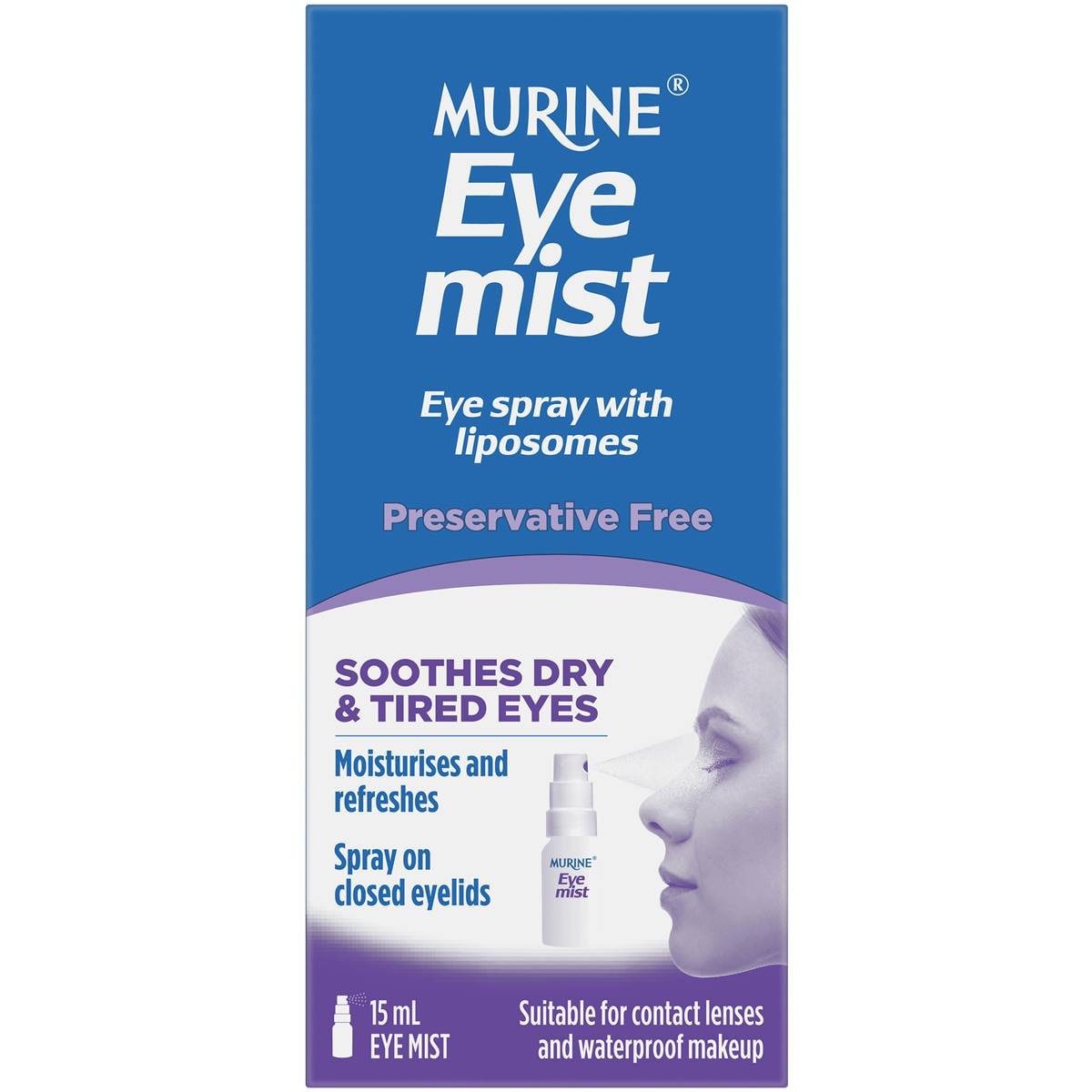 Murine Clear Eyes Eye Mist 15ml Woolworths