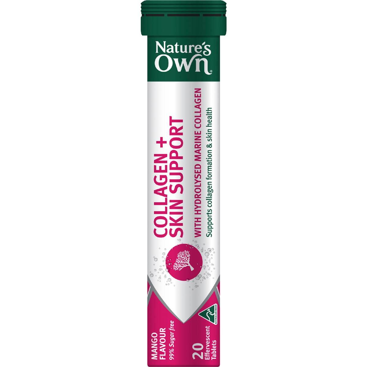 Nature's Own Magnesium+ Skin Effervescent With Collagen & Biotin