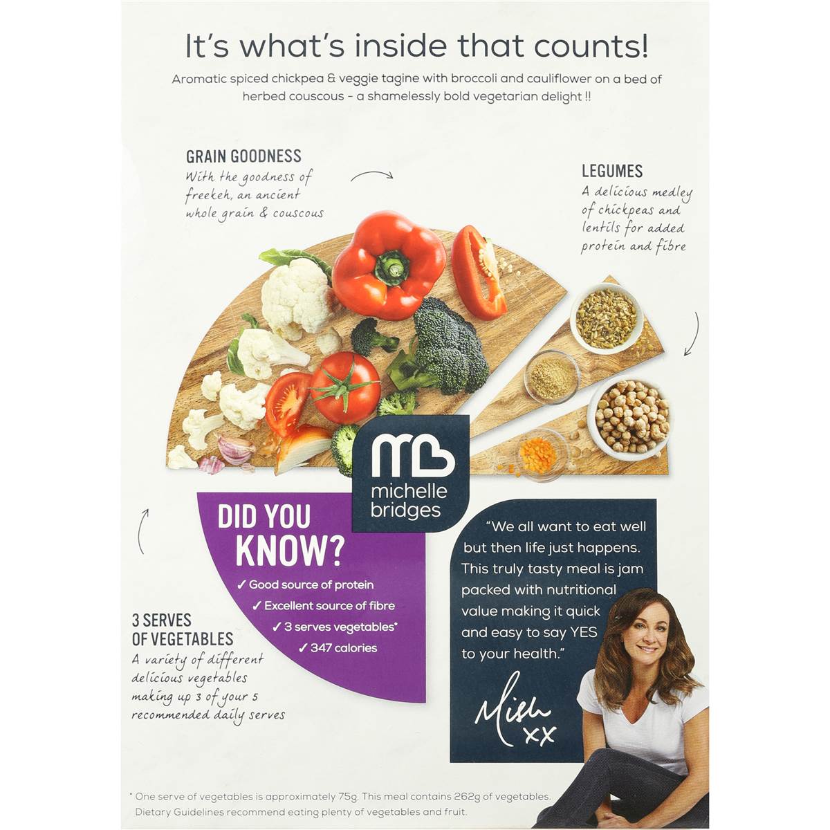 Woolworths Delicious Nutritious Meals Moroccan Style Chickpea Tagine