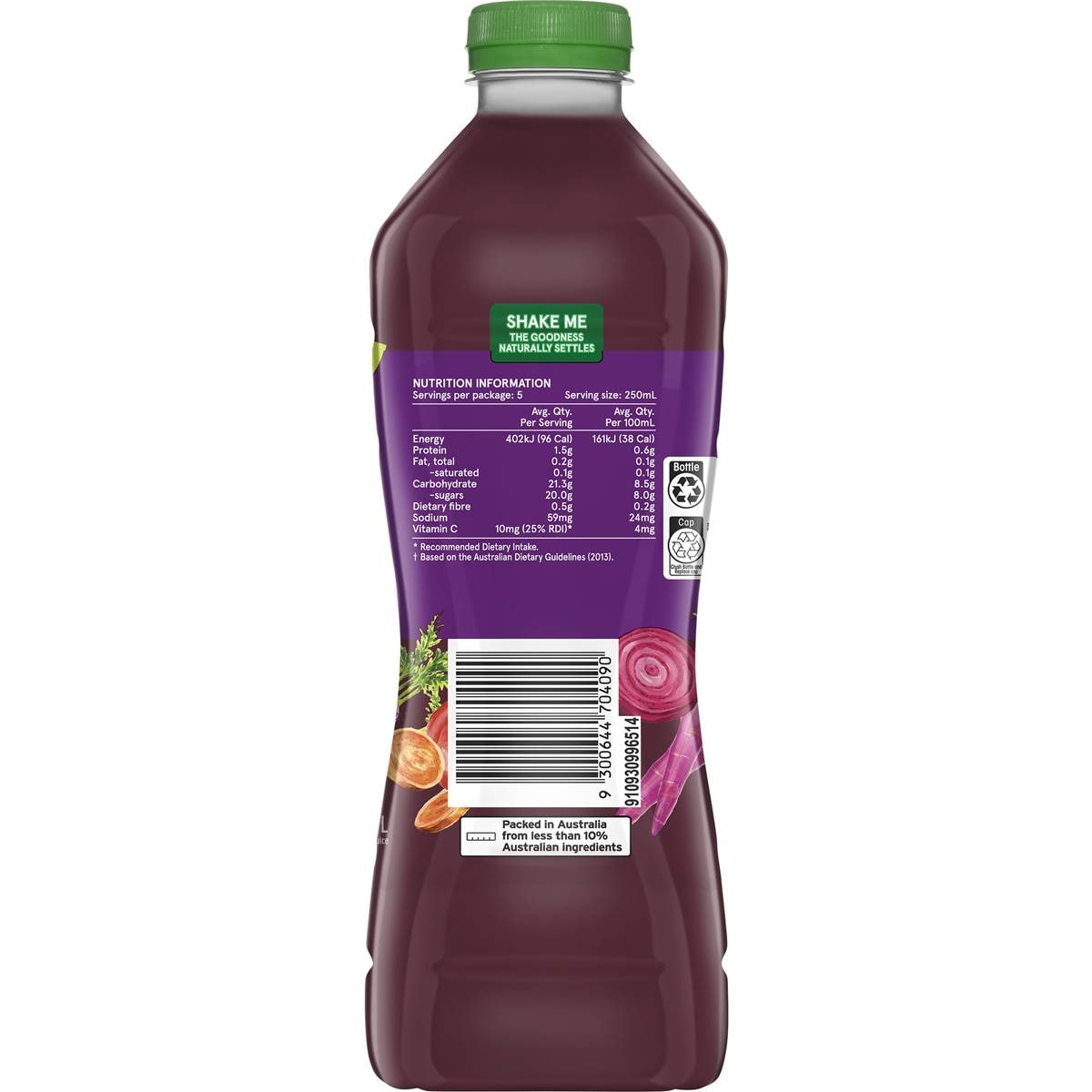 V8 Power Blend Juice Purple Power 1.25l Woolworths