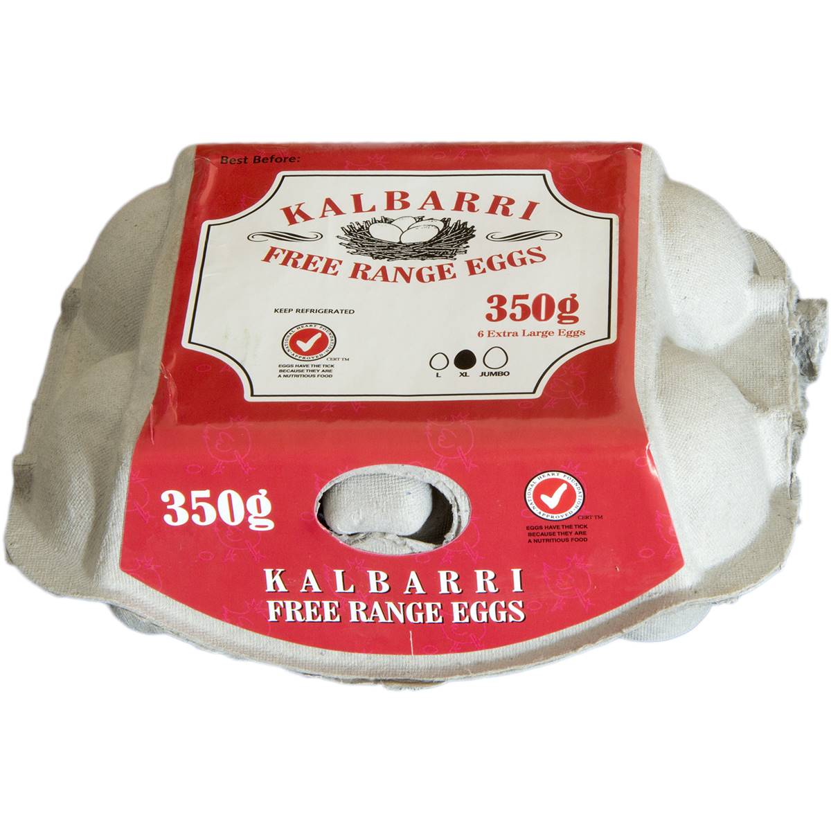 Kalbarri 6 Extra Large Free Range Eggs