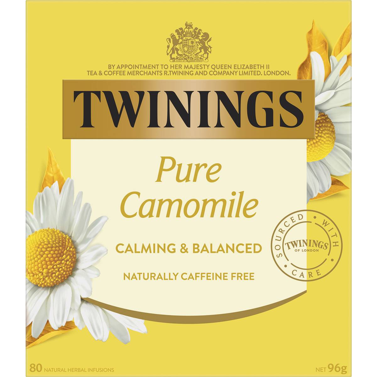 Twinings Pure Camomile Tea Bags 80 Pack Woolworths