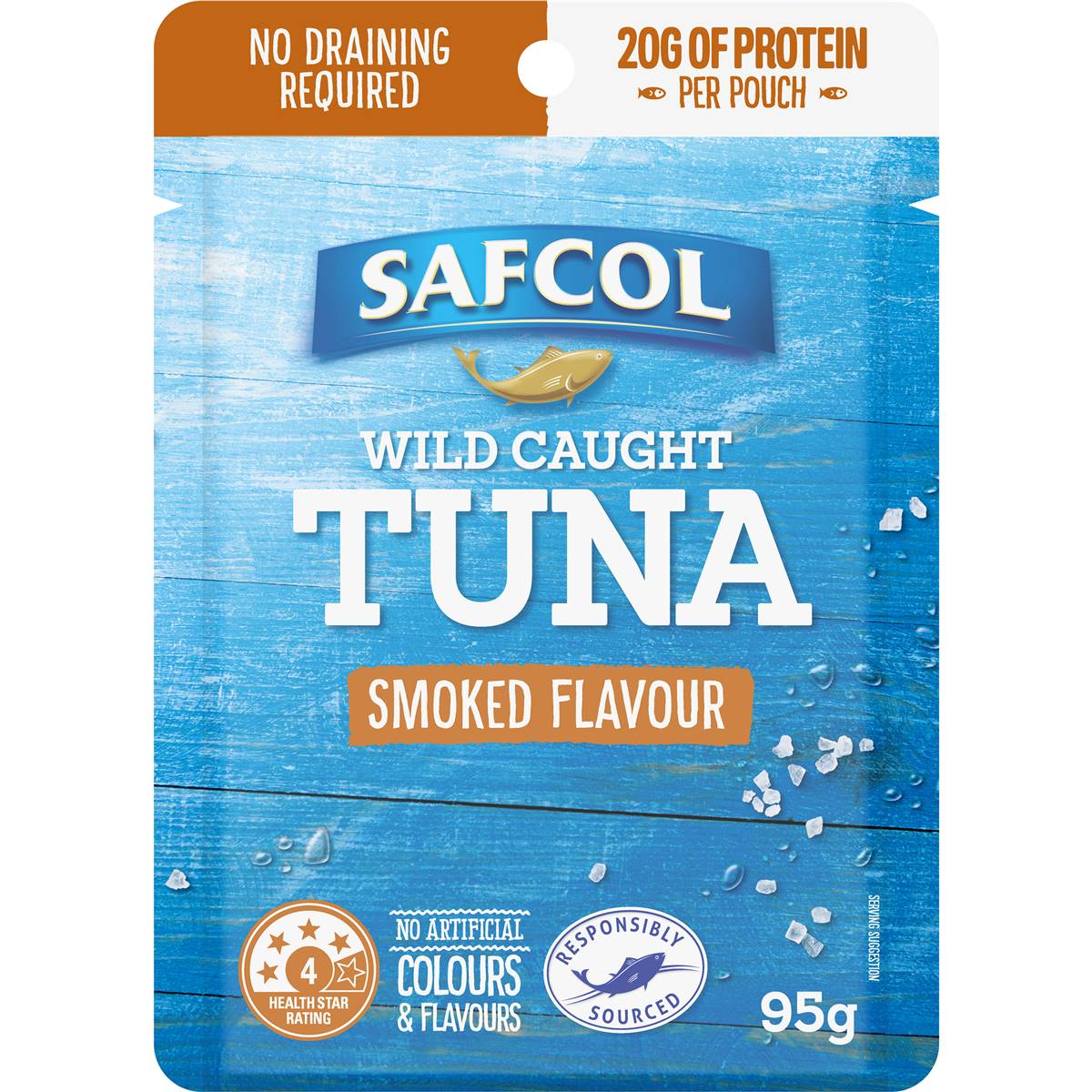 Safcol Wild Caught Tuna Smoked Flavour 95g