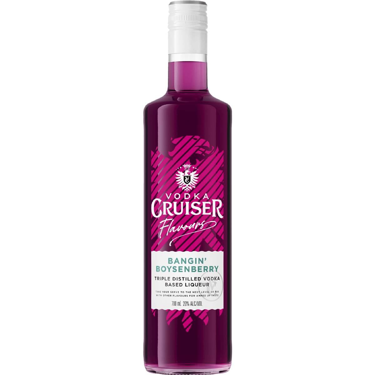 Vodka Cruiser Bangin' Boysenberry Bottle 700mL