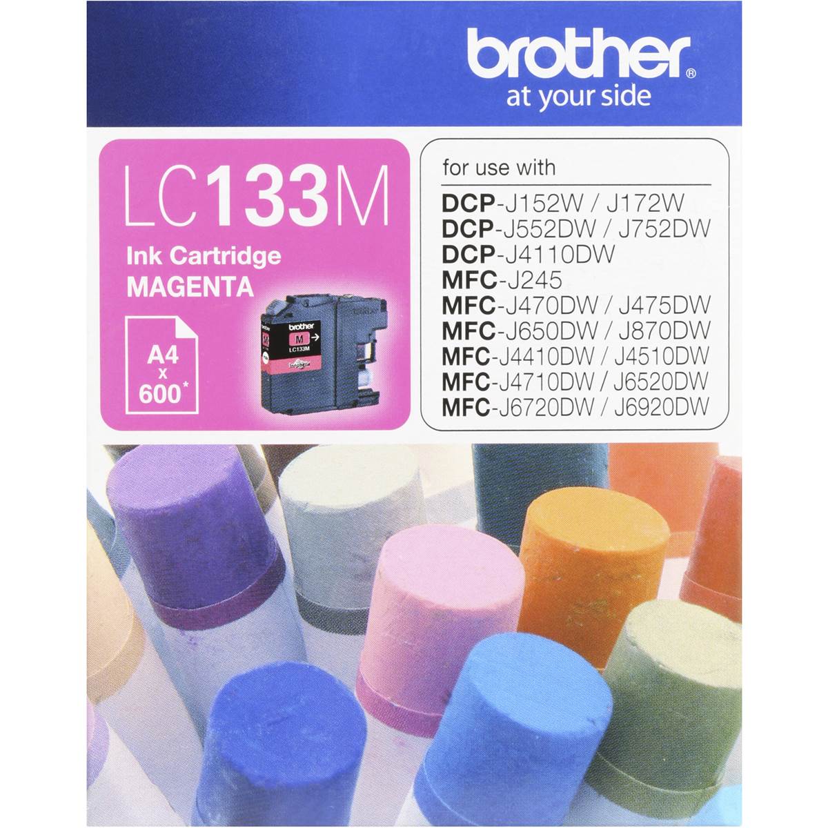 Brother Printer Ink Lc133m Magenta Each Woolworths