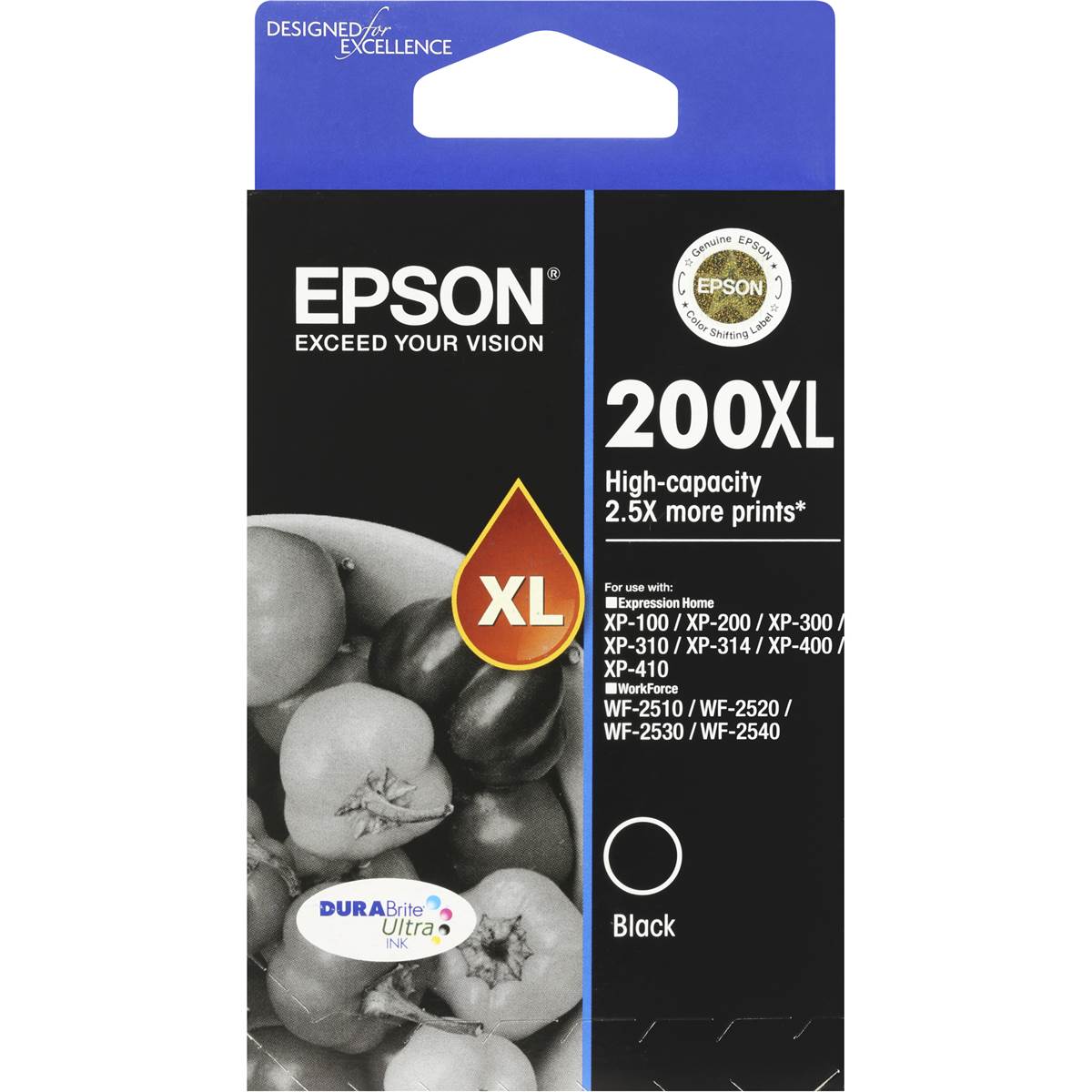Epson Printer Ink 200xl High Capacity Black Each Woolworths