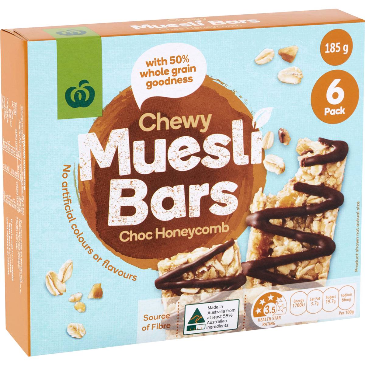 Woolworths Muesli Bars Honeycomb