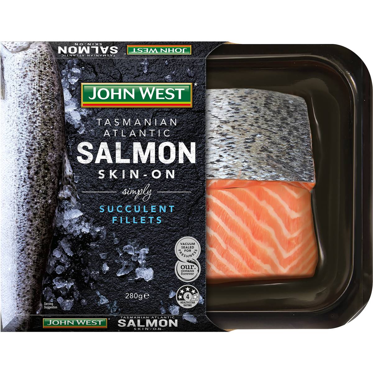 John West Salmon Skin On 280g Woolworths