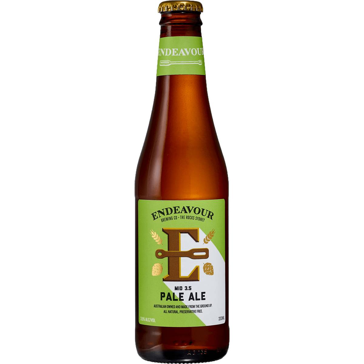 Endeavour Vintage Beer Co. Harvest Blonde Ale Bottle