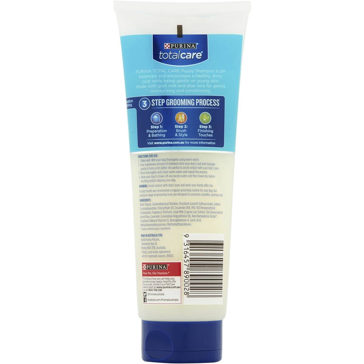 Total Care Puppy Shampoo Gentle & Mild 250ml Woolworths