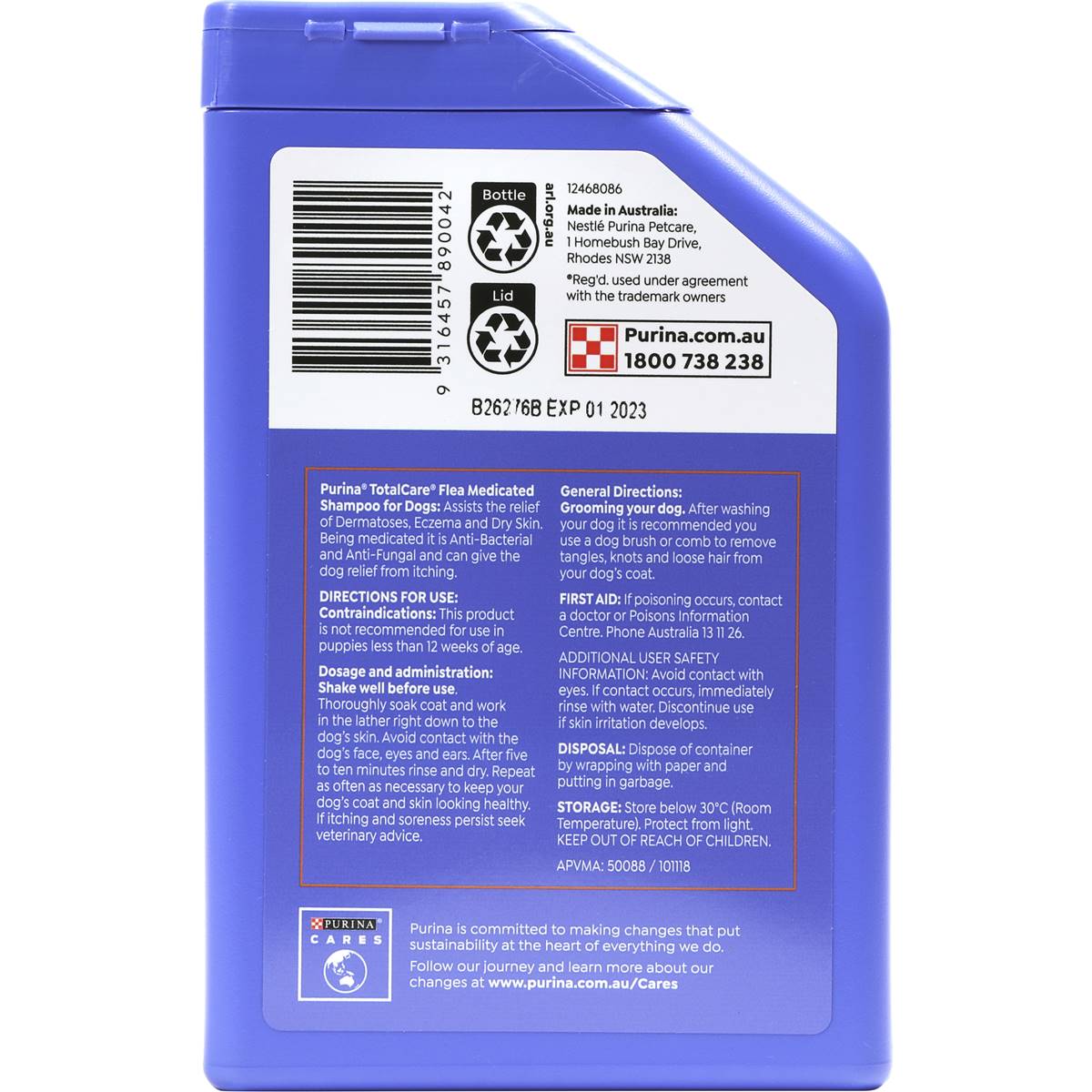 Total Care Dog Shampoo Medicated Relief 350ml Woolworths