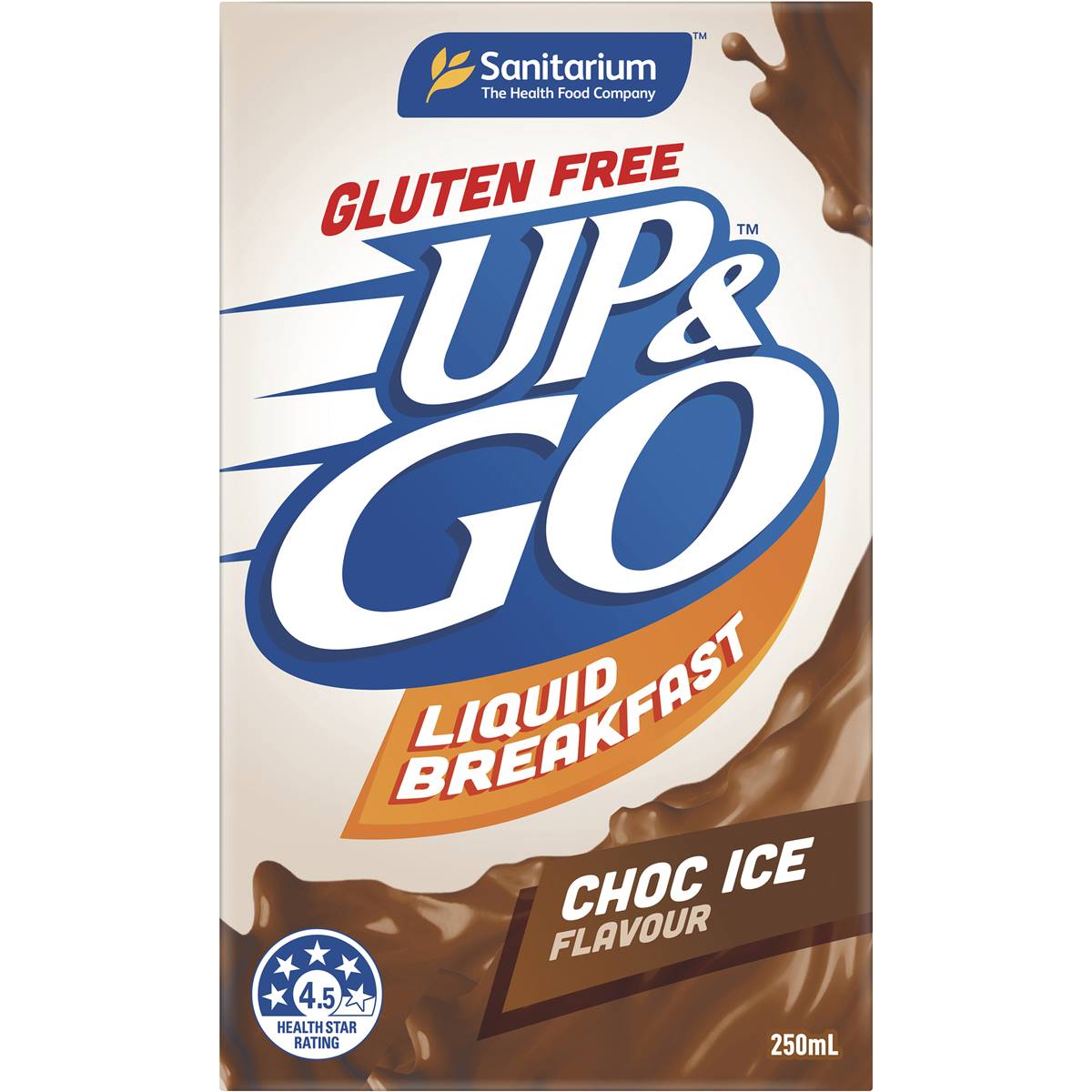 Sanitarium Up&go Liquid Breakfast Gluten Free Choc Ice 3 Pack Woolworths