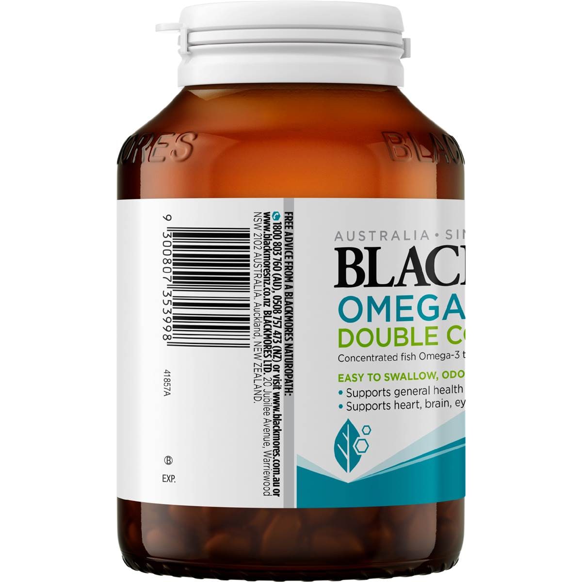 Blackmores Odourless Fish Oil 1000mg Omega3 Mini Capsules 200 Pack