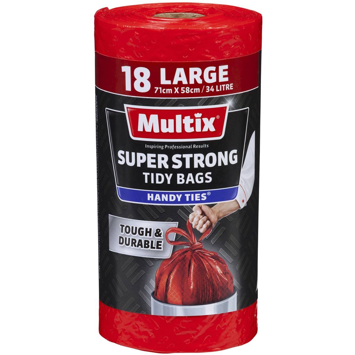 Multix Kitchen Tidy Bags Super Strong 18 Pack Woolworths
