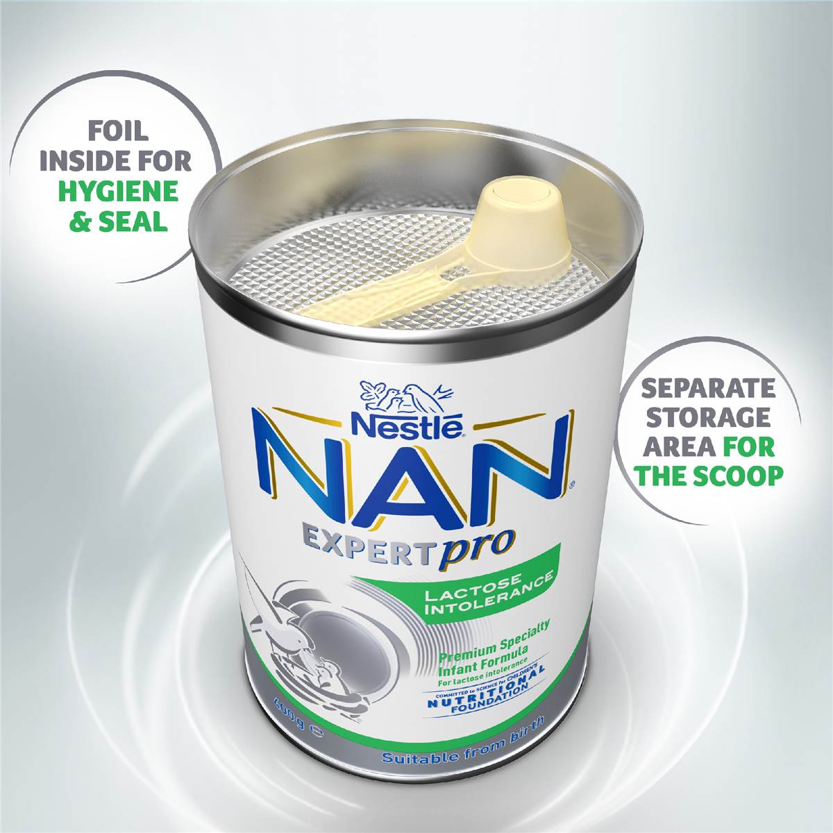 Nan EXPERTpro Lactose Intolerance Baby Formula From 0-12M 400g