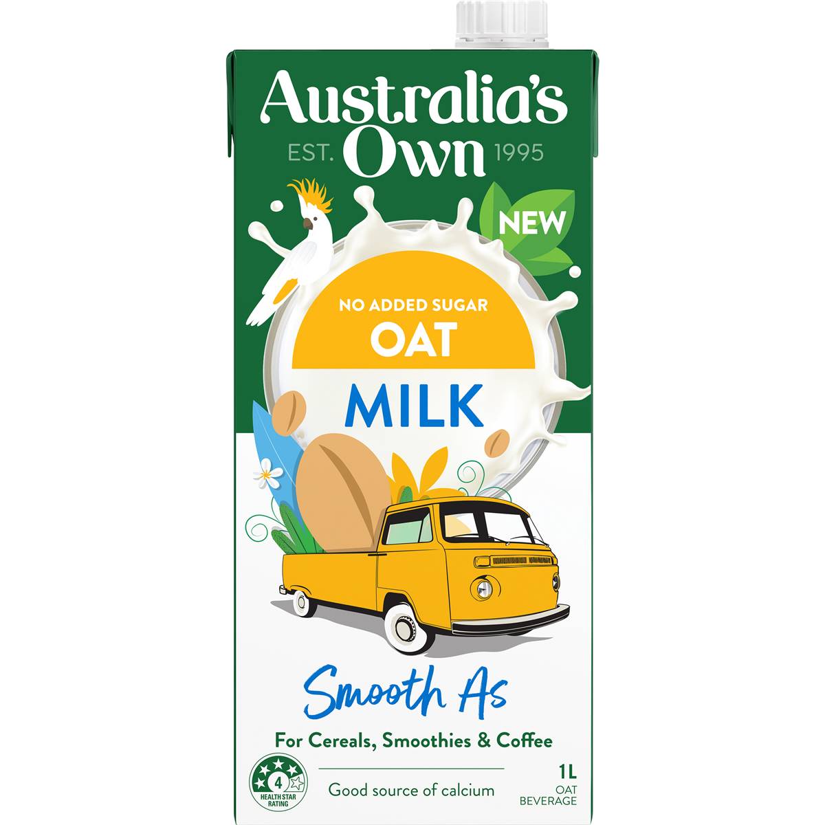 Australia's Own Smooth As Oat Long Life Milk UHT 1L
