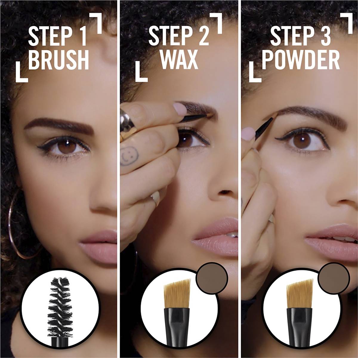 Rimmel Brow This Way Eyebrow Powder Kit 002 Mid Brown 2.4g Woolworths