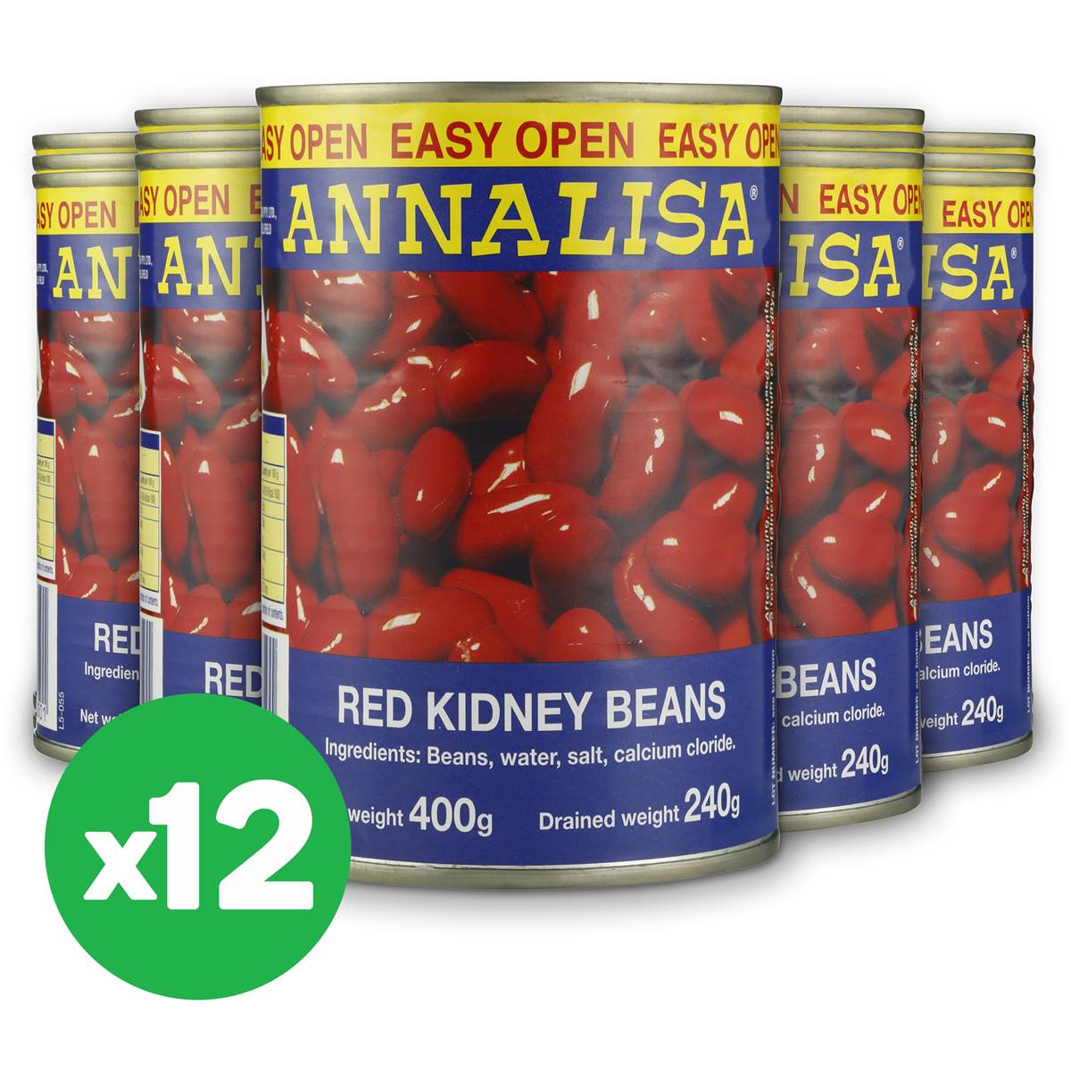 Annalisa Red Kidney Beans 400g X12 Bundle Woolworths