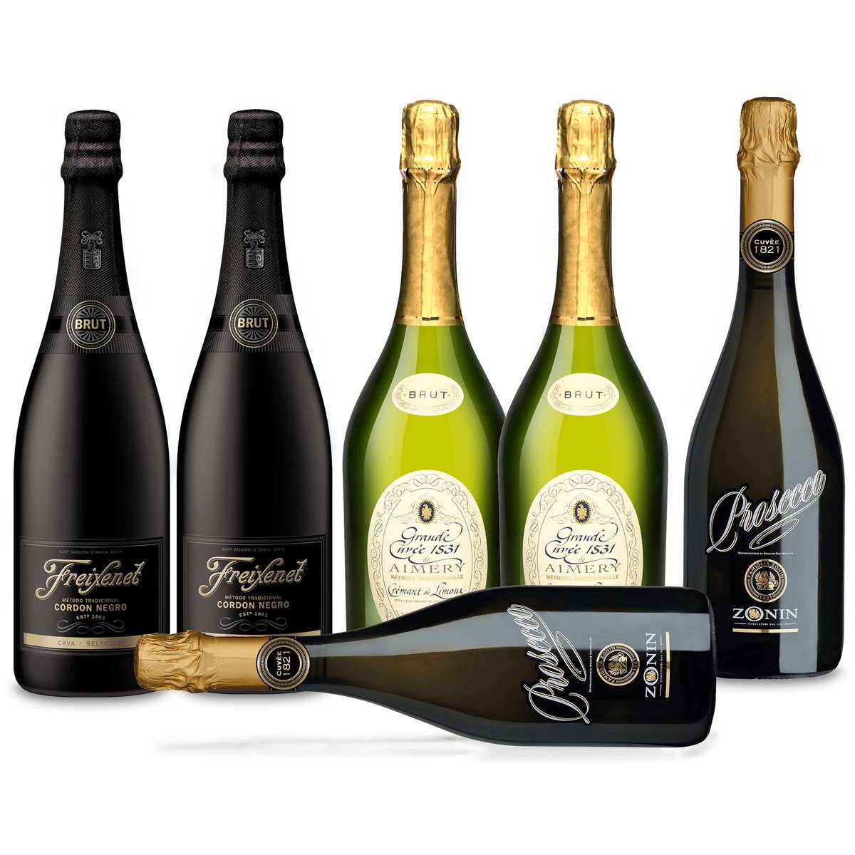 A Selection Of Your Favourite International Sparkling Wines 6pk Bundle