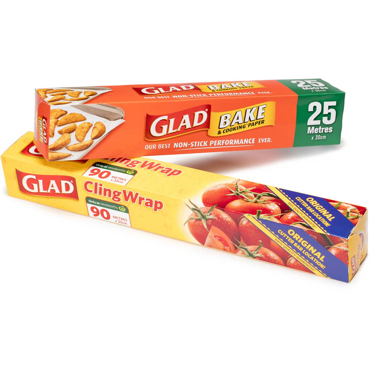 Glad Bake & Wrap Cling Wrap & Baking Paper Bundle