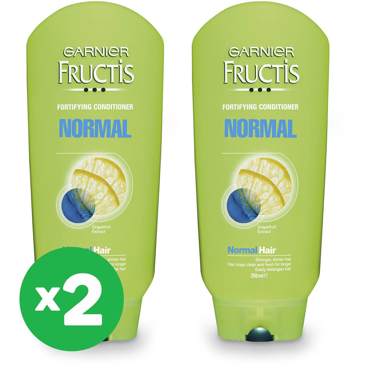 Garnier Fructis Conditioner Normal Hair 250ml X2 Bundle