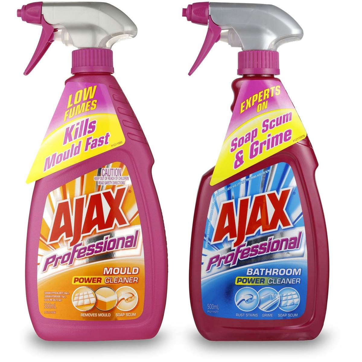 Ajax Professional Bathroom & Mould Spray Bundle