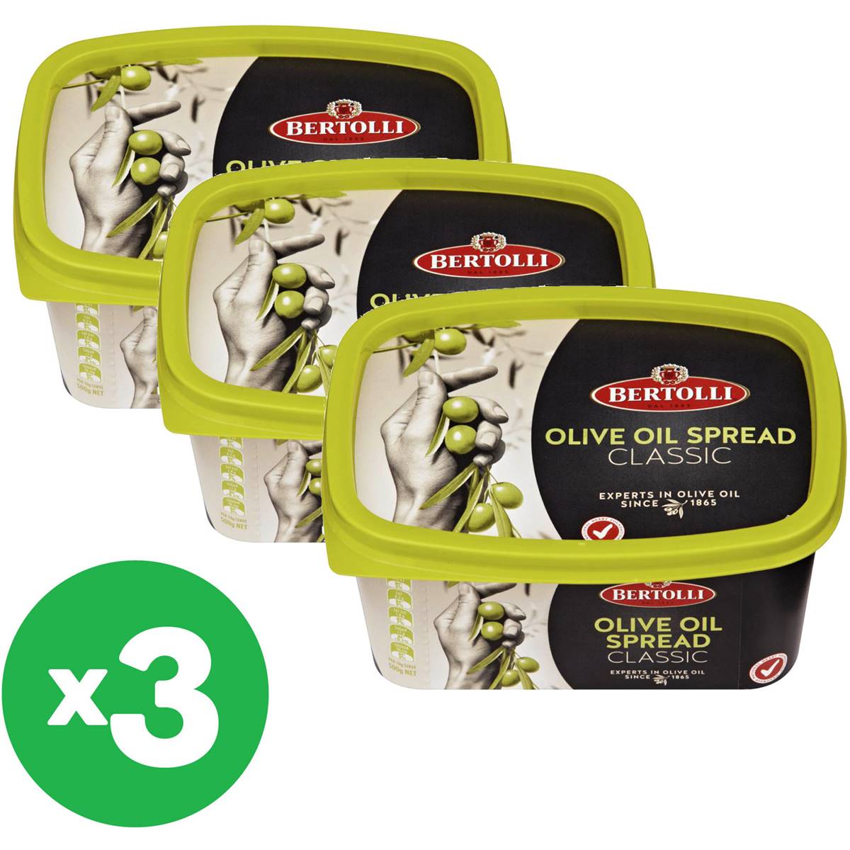 Bertolli Spread Classic 500g X3 Bundle
