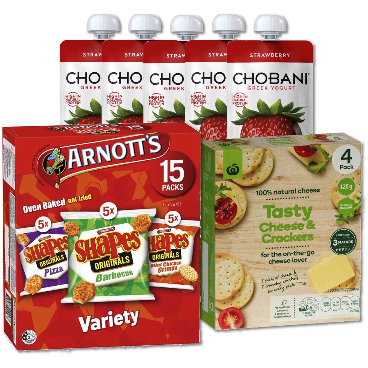 Chobani And Shapes Lunchbox Essentials Bundle