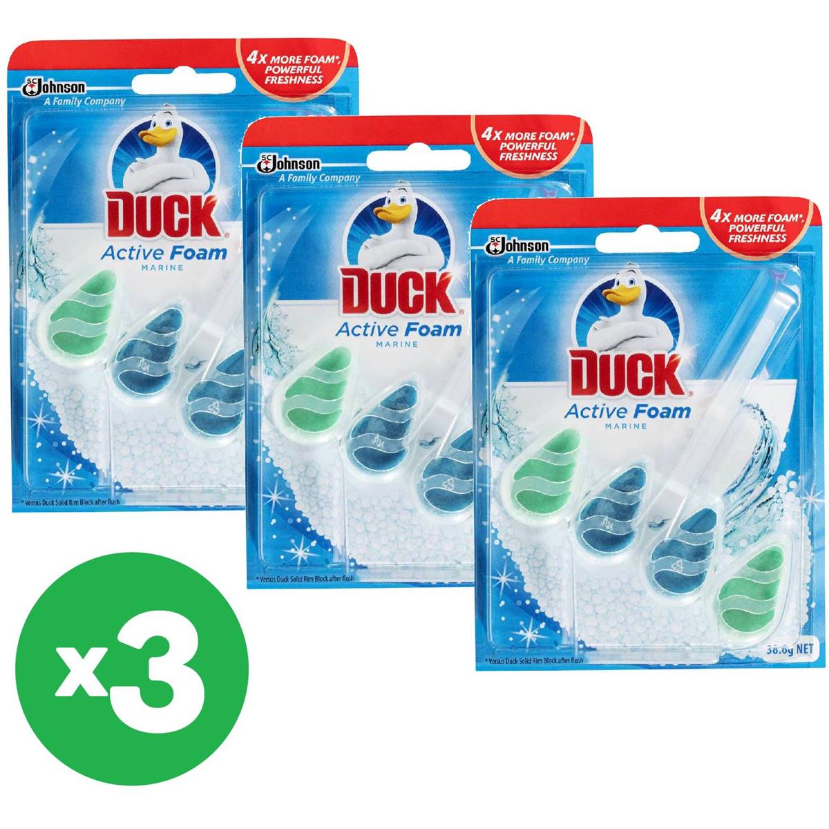 Duck Active Foam Marine 38.6g X3 Bundle