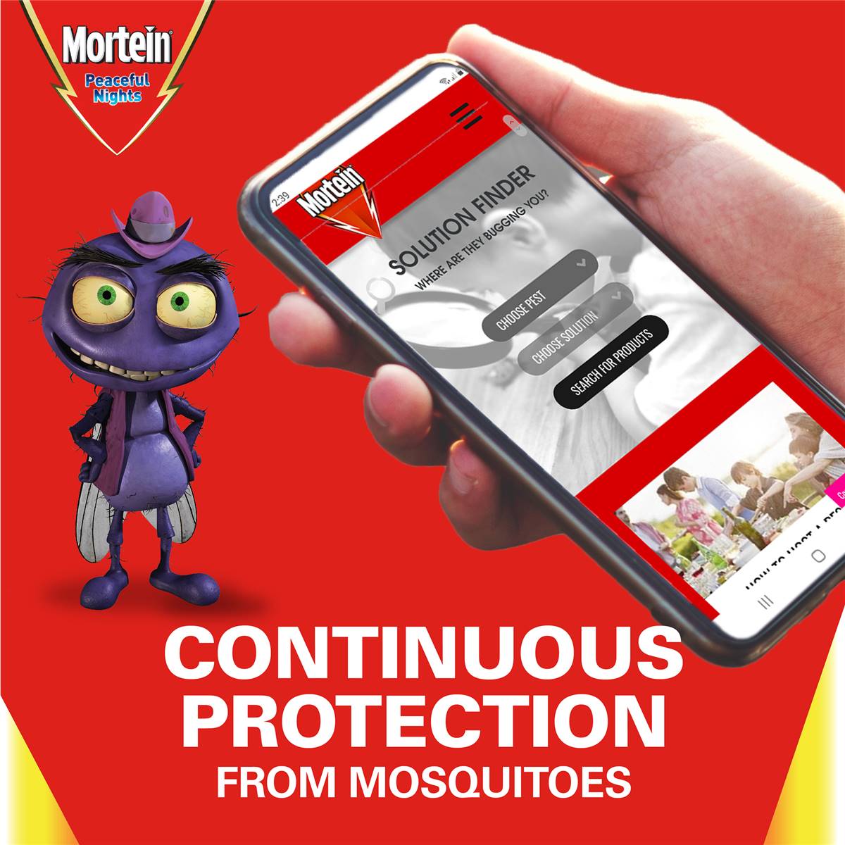 Mortein Peaceful Nights Plugin Fly & Mosquito Repellent Refill 2.57ml