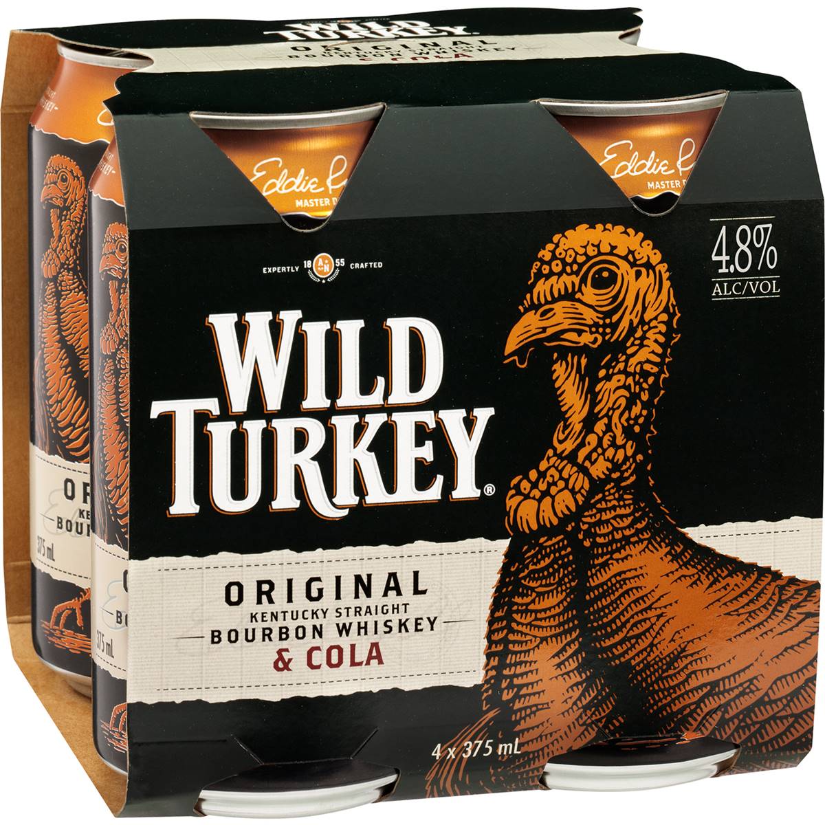 Wild Turkey Bourbon & Cola Cans