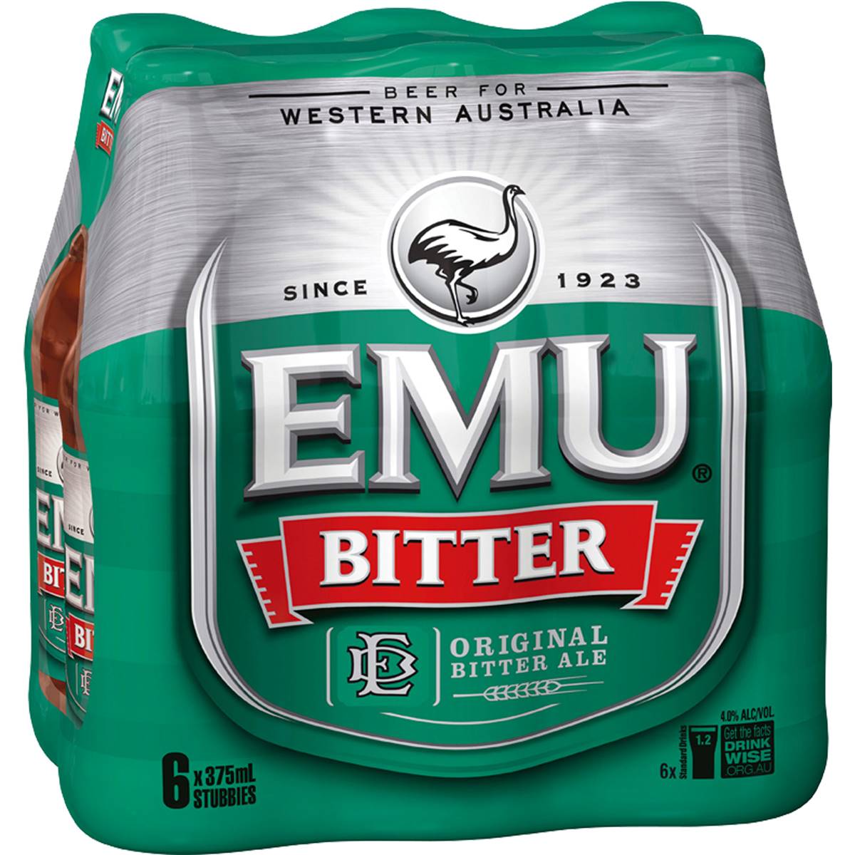 Emu Bitter Lager Stubbies