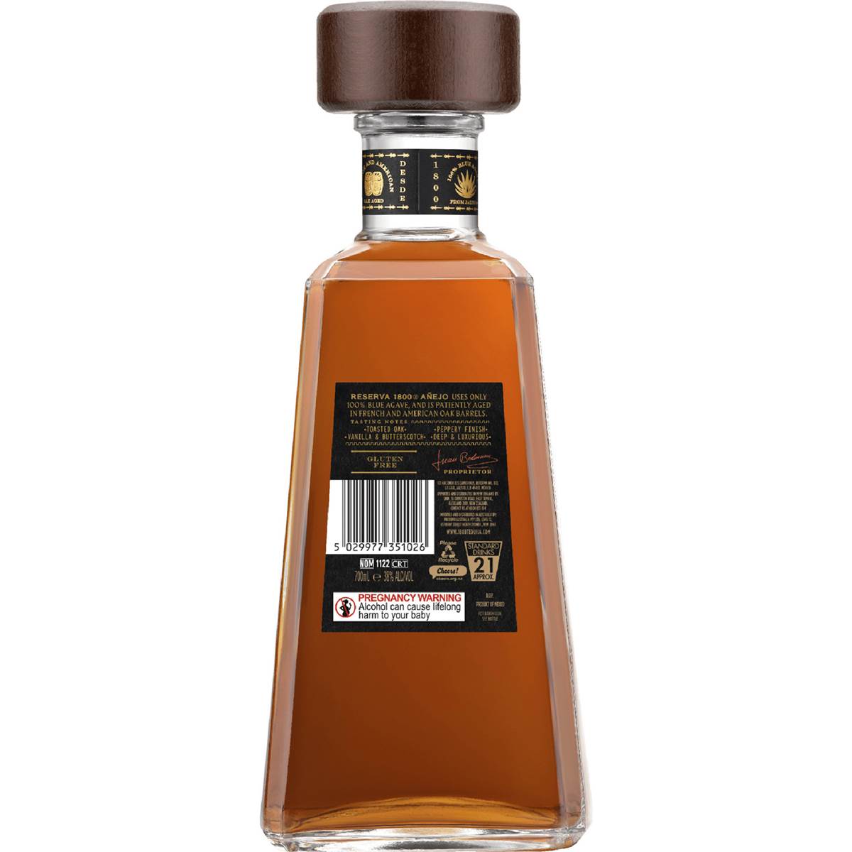 1800 Anejo Tequila 700mL | Woolworths