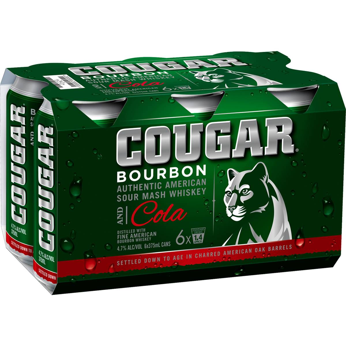 Cougar Bourbon Whiskey & Cola Cans