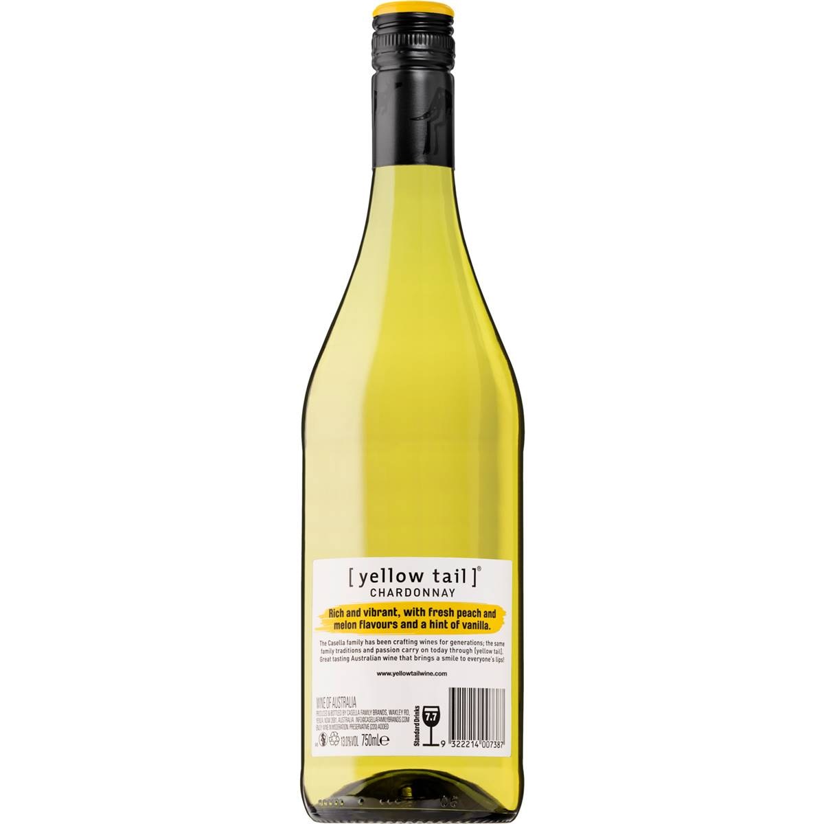 Yellow Tail Chardonnay 750ml | Woolworths