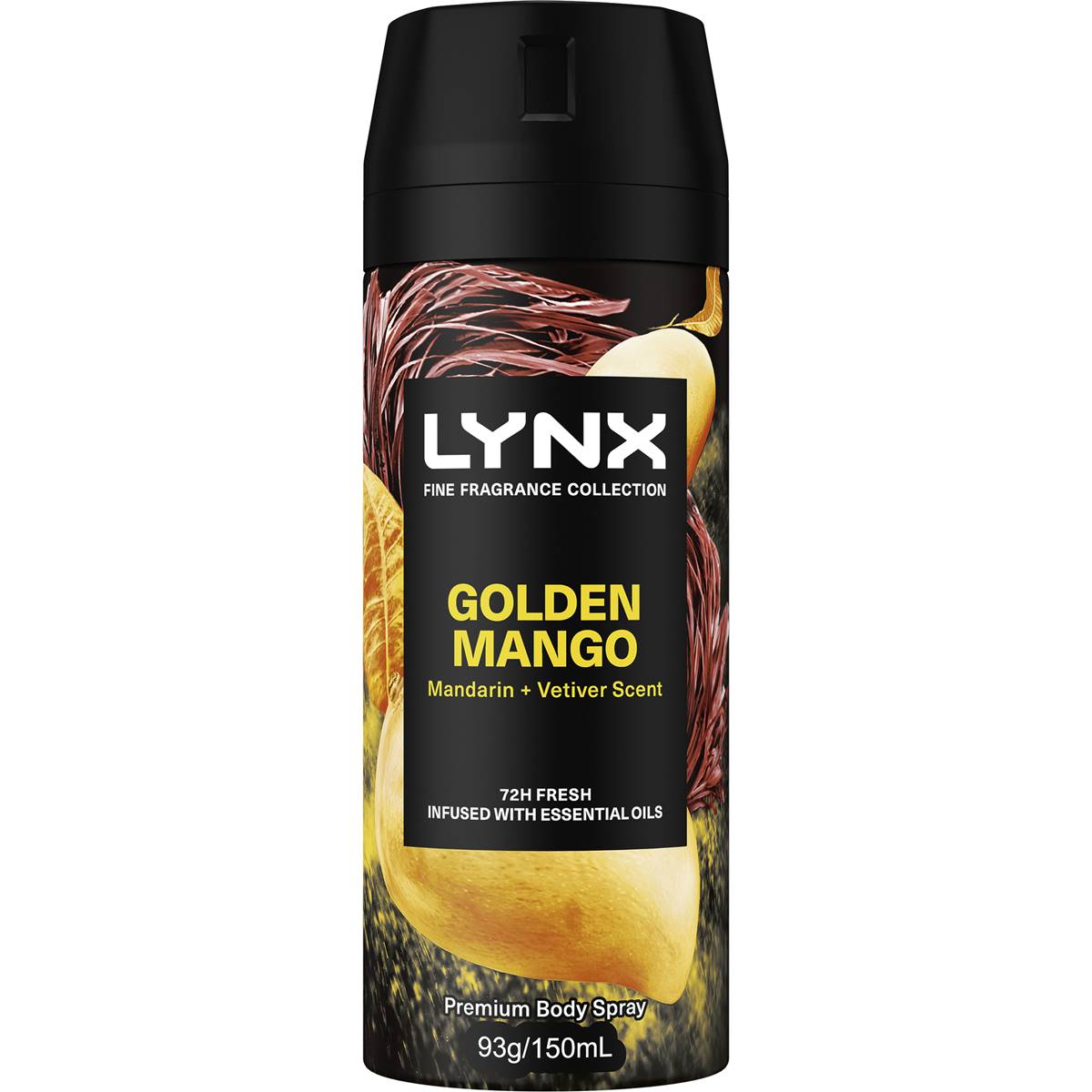 Lynx Premium Body Spray Golden Mango 150ml | Woolworths