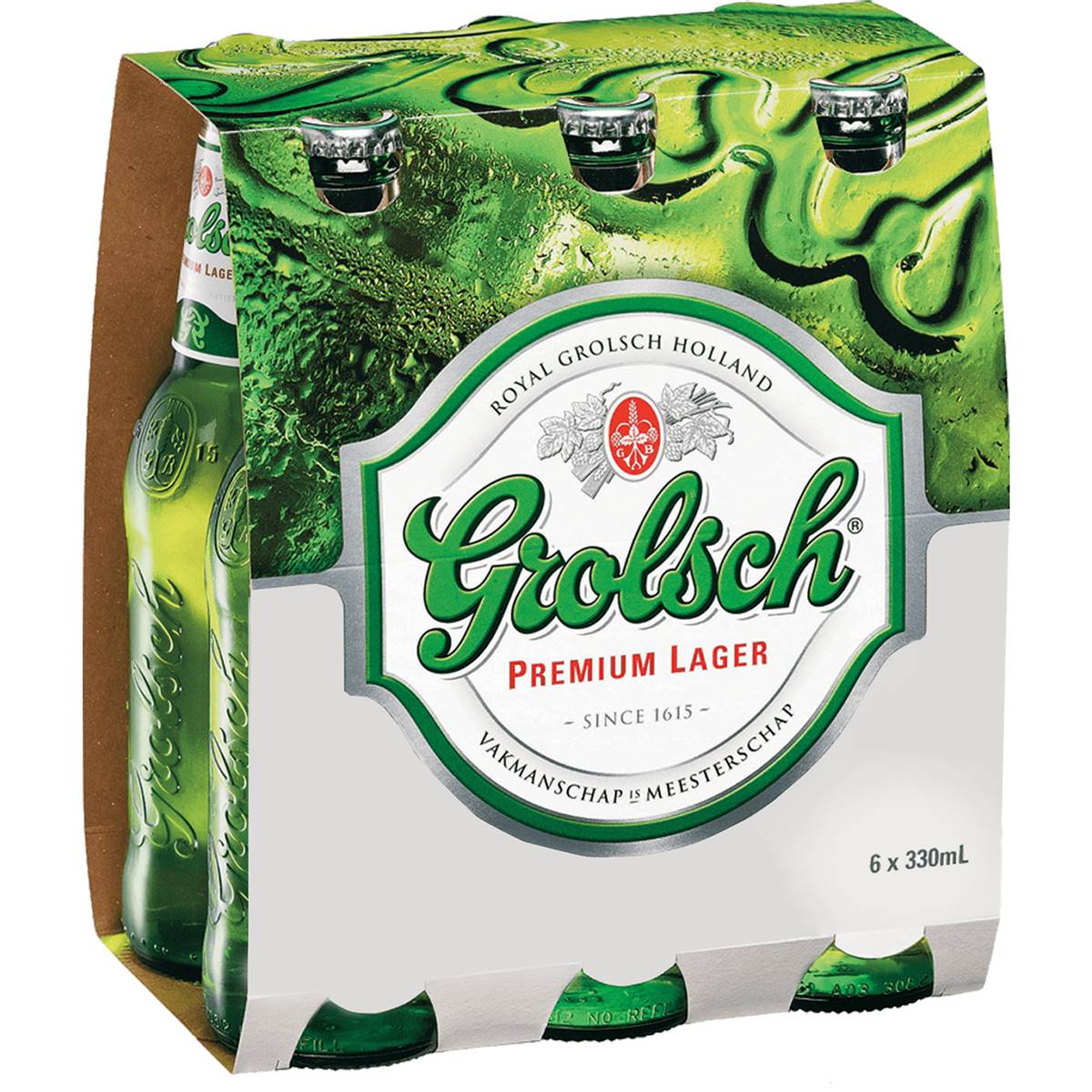 Grolsch Premium Lager Bottles