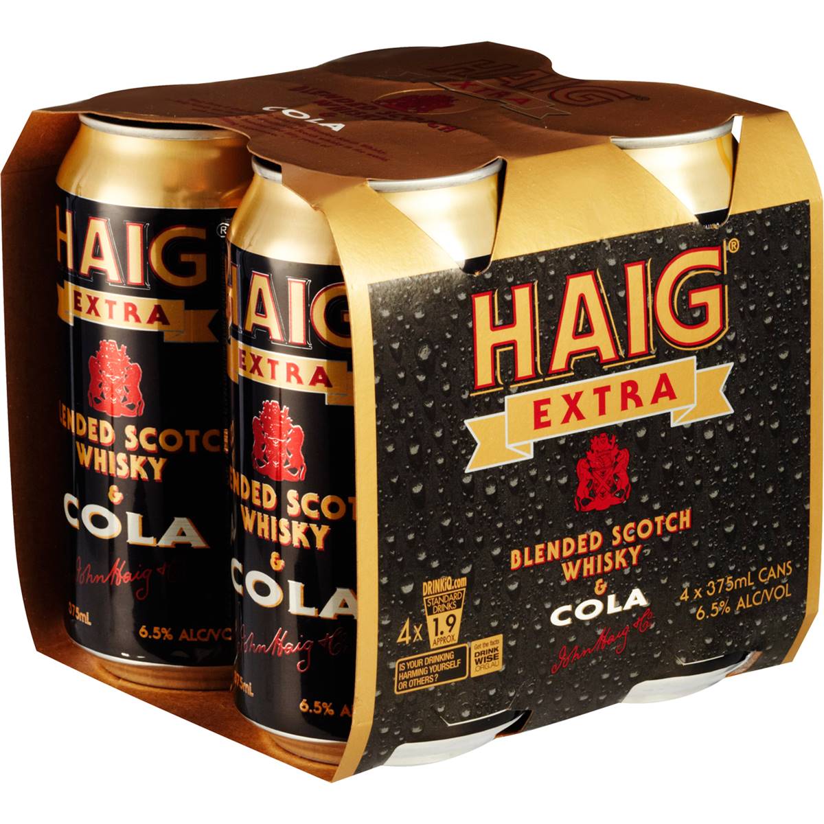 Haig Extra Scotch Whisky & Cola Cans